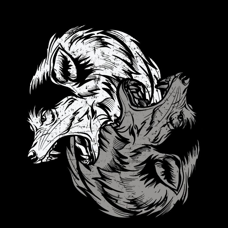 Yin Yang Wolf