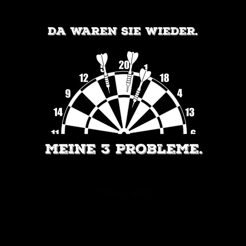 Lustiger Dart Spruch Dartscheibe Darten Geschenk