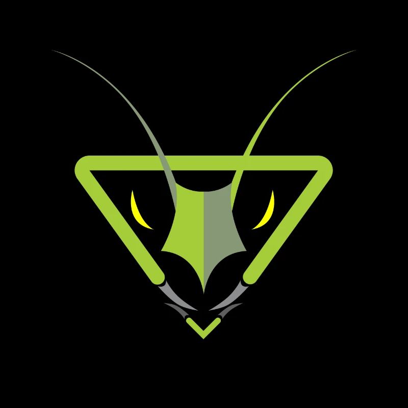 Praying mantis logo