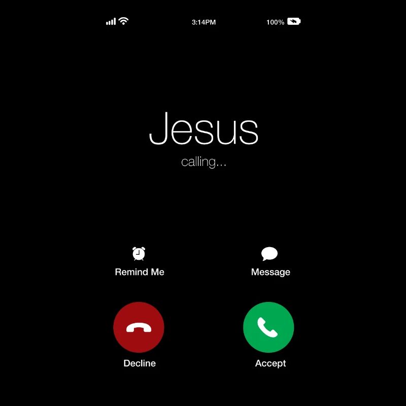Jesus Is Calling Gott Ruft Religion Bibel Geschenk