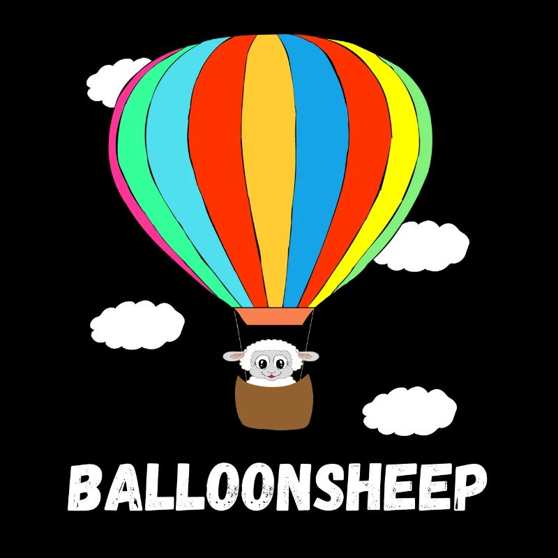 Montgolfière montgolfière moutons dirigeable