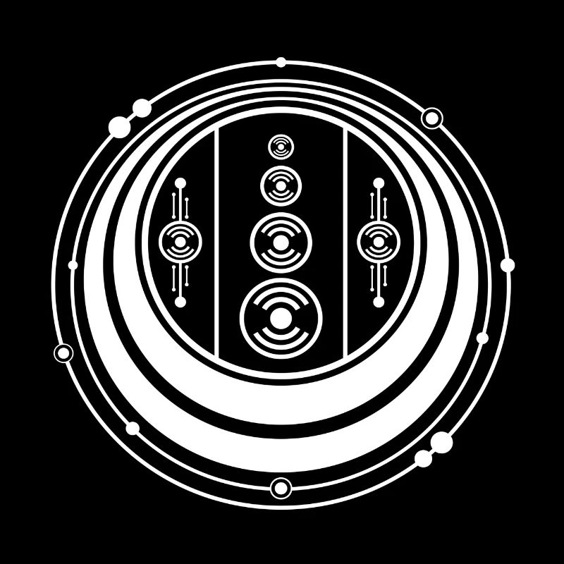 Die 12 planetenbahnen im Sonnensystem