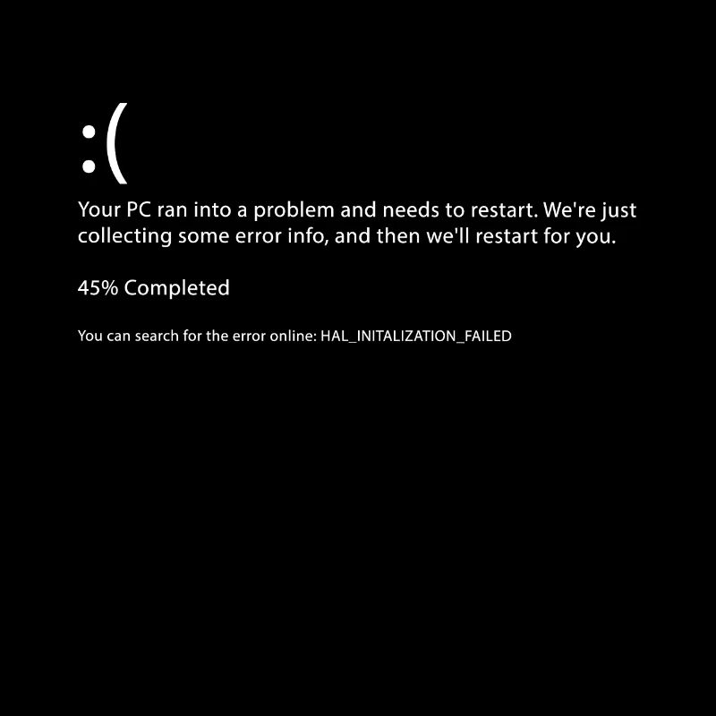 Programming Error Blue screen gaming gift
