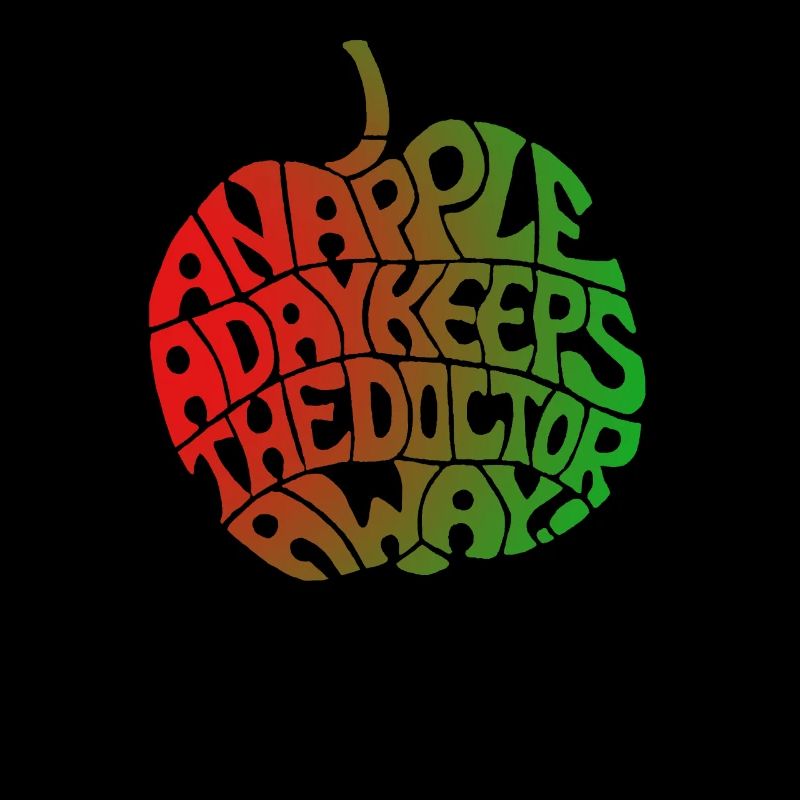 "Apple Design" Rouge - Vert par Chris Illustrations