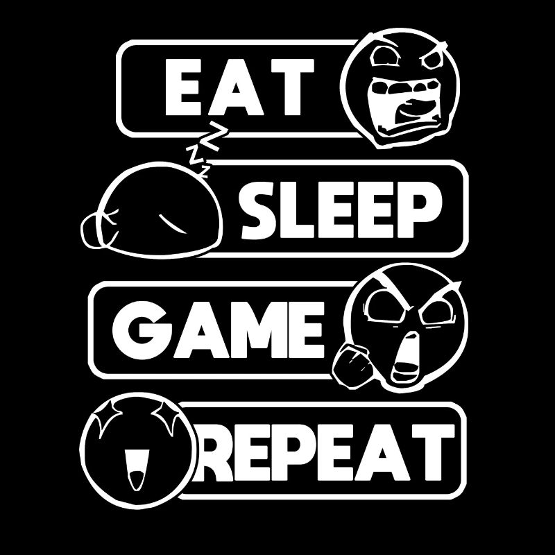 Eat Sleep Game Repeat Gamer Gift Computer Game