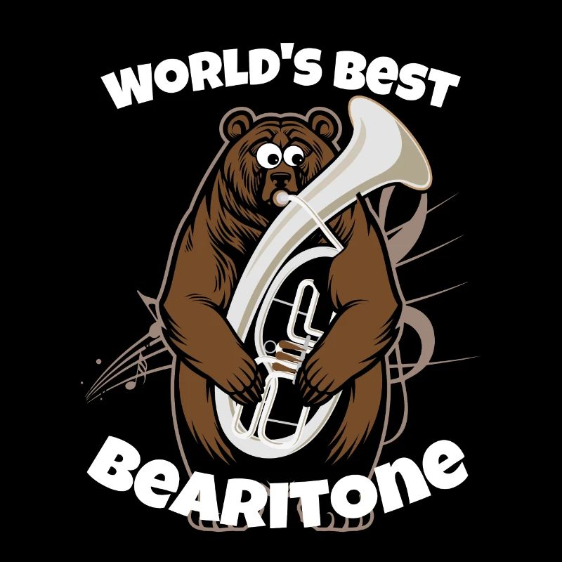 Euphonium rigolo design fanfare