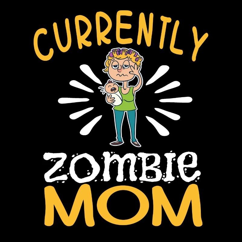 Müde Zombie Mama Mutter Geschenk