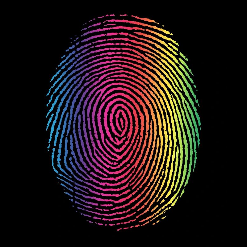 Rainbow Fingerprint - Identity