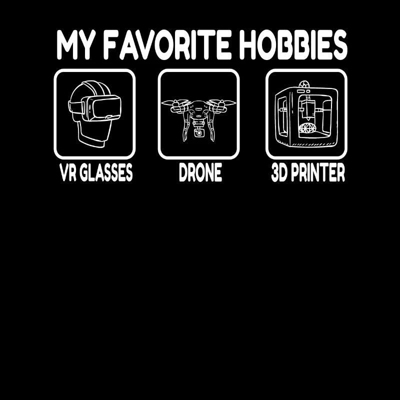 VR glasses drone 3D printer hobby