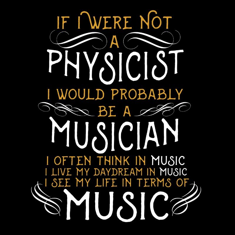 If I were not a physicist I would probably be