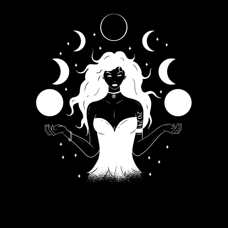 Goddess Eclipse 2024 White