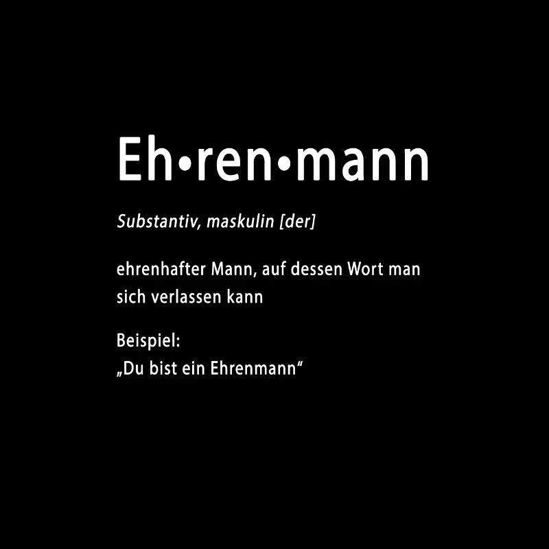 Ehrenmann Parole de Jeunesse | Explication avec exemple