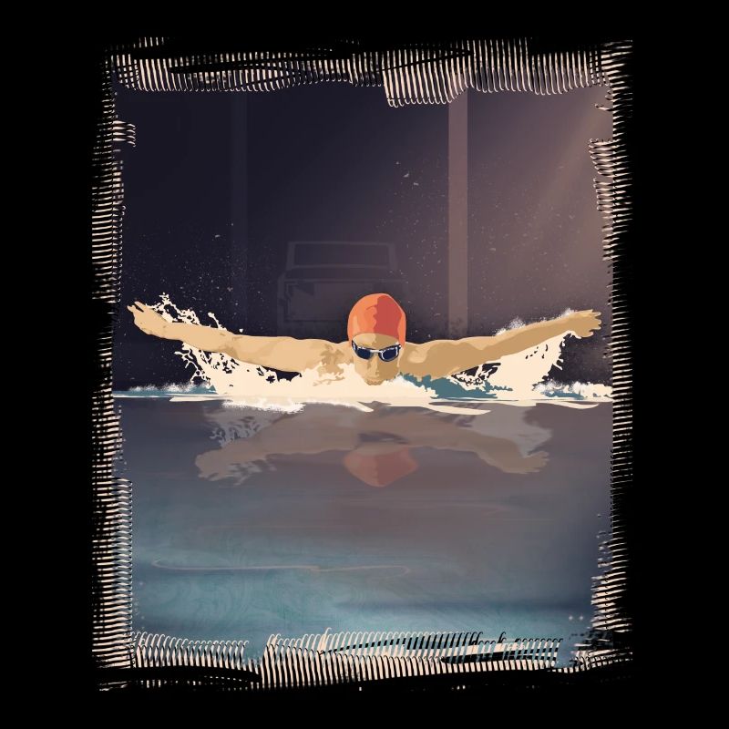 Butterfly swimming gift float