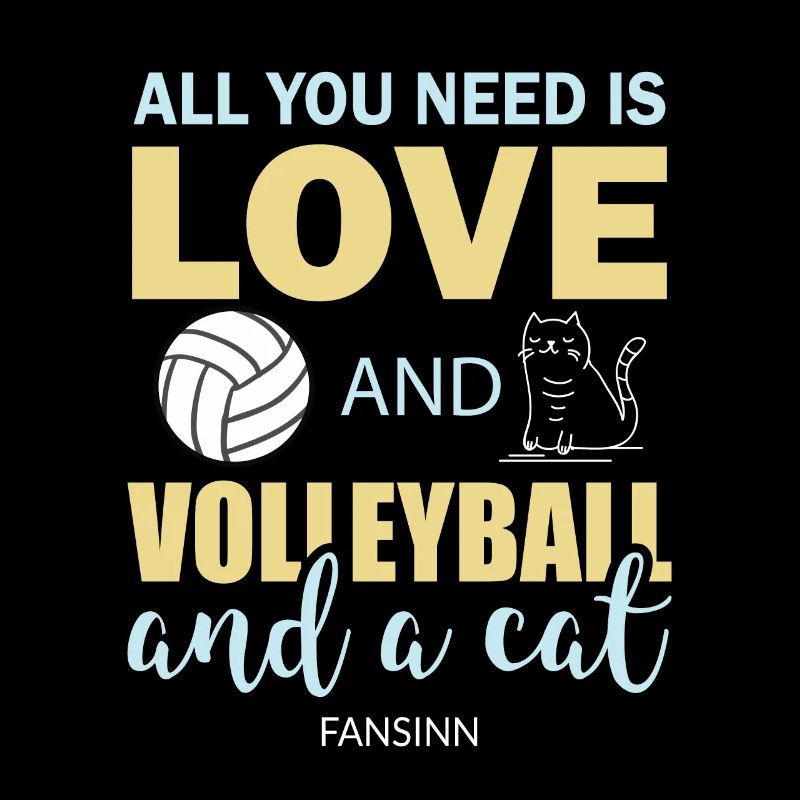 Volley sport équipe équipe chat cadeau