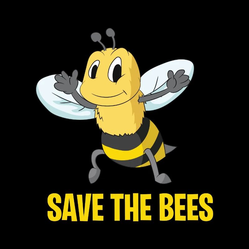 Save the Bees, friendly bee