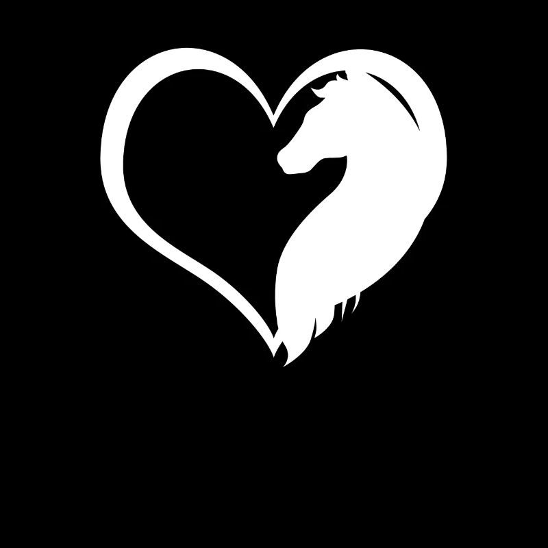 Cœur à cheval Cavalier Cavalier