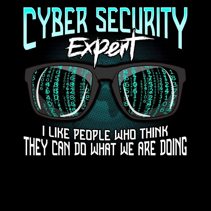 Cyber Security Hacker Hacken IT Sicherheit Lustig