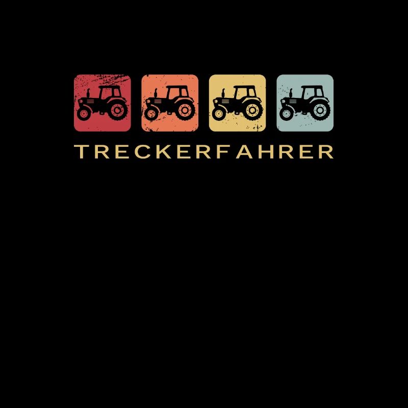 Tractor driver farmer retro gift