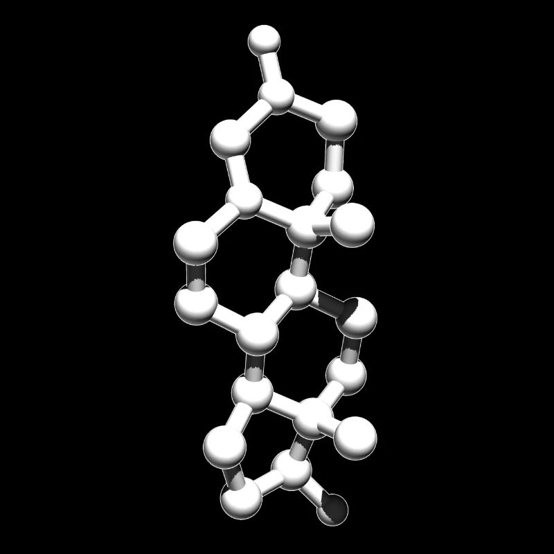 Fitness nerd testosterone molecule