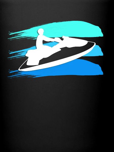 Jet Ski Driver Color Splash