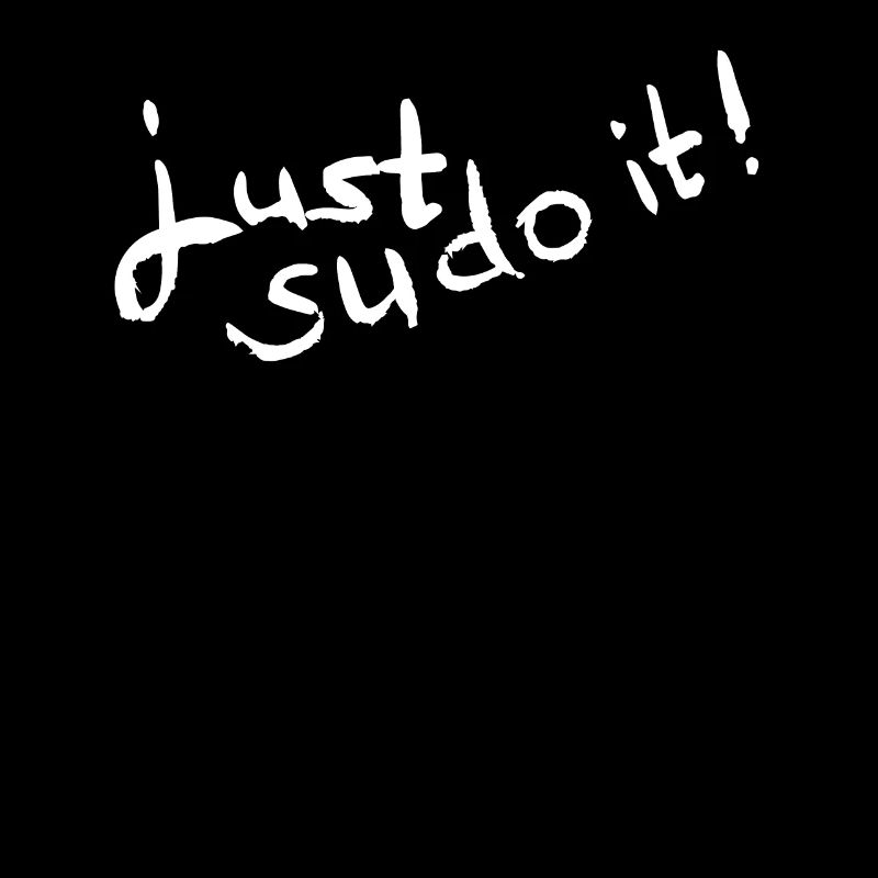 just sudo it