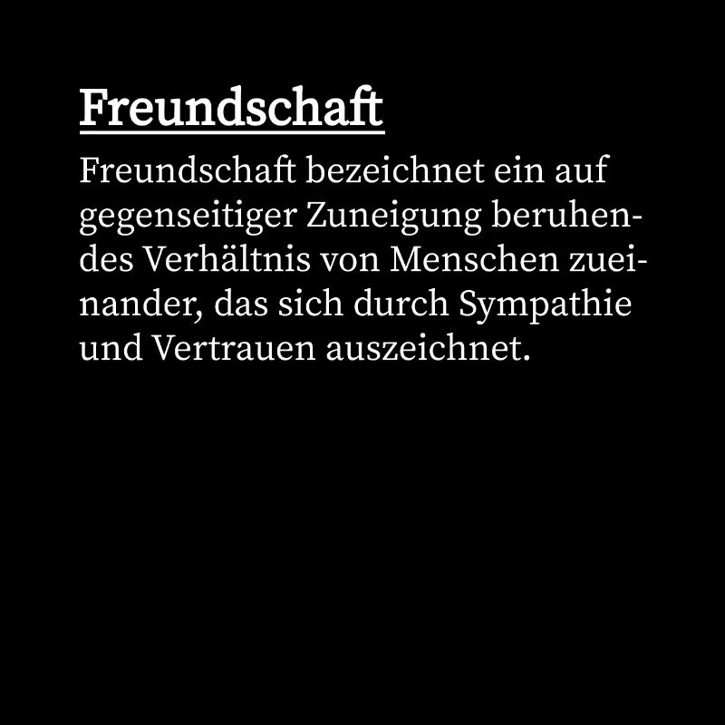 Freundschaft