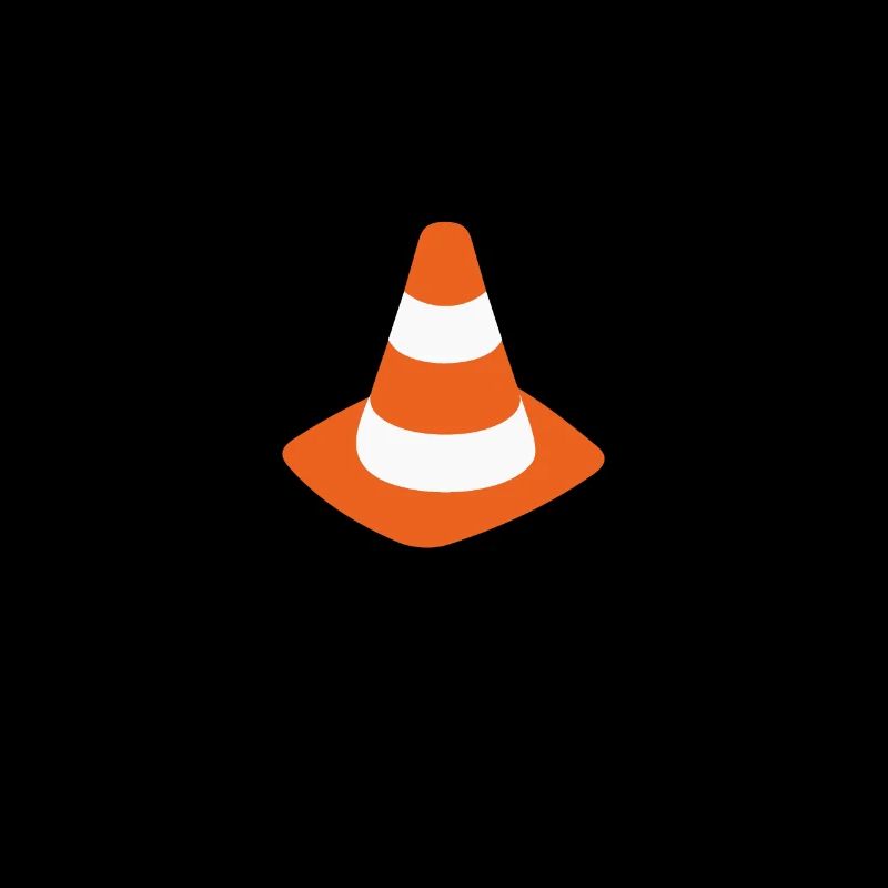 Traffic cone pylon orange gift