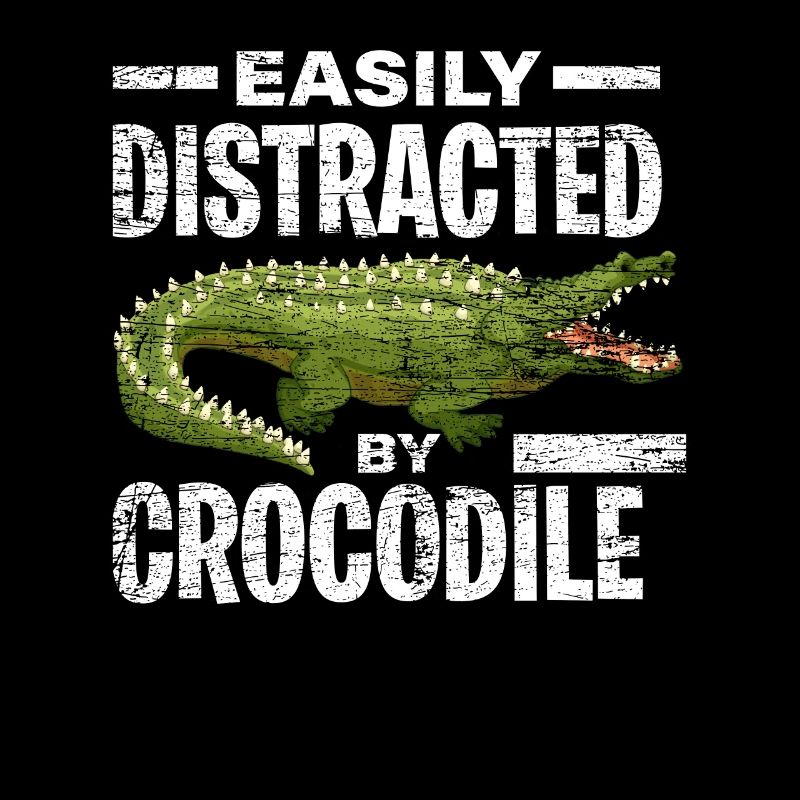 Krokodil Raubtier