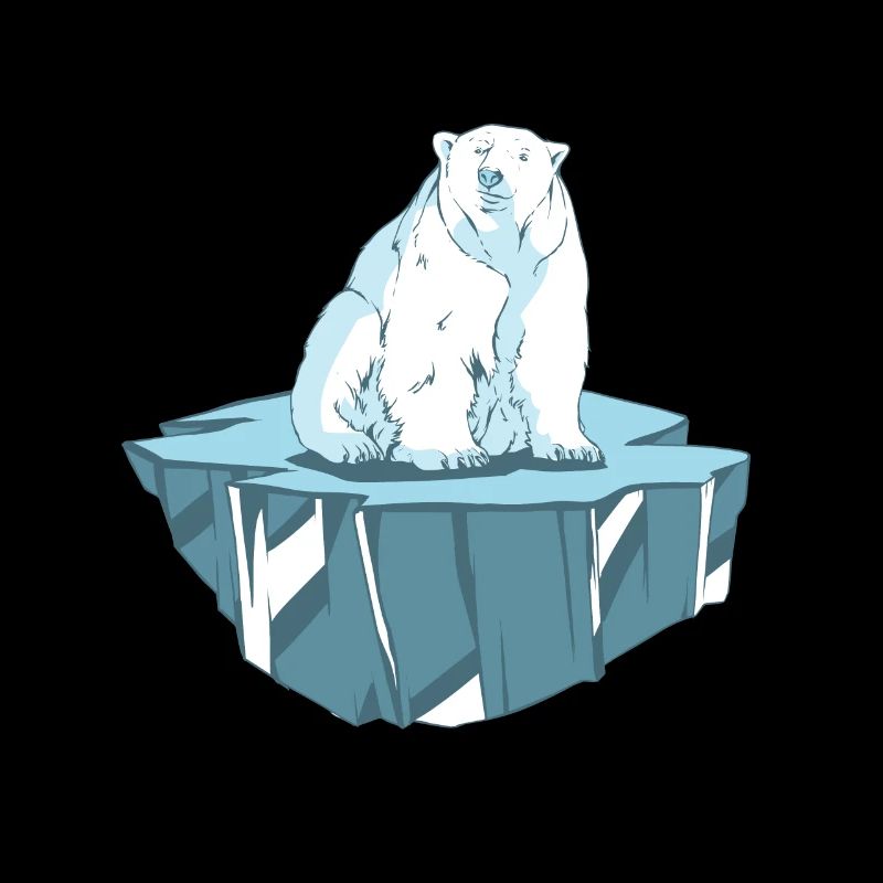 Eisbär auf Eisscholle