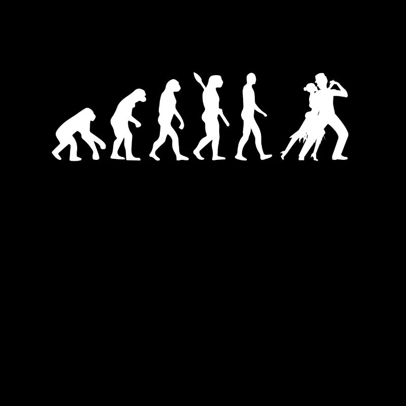 Salsa - Human Evolution / Darwin / blanc