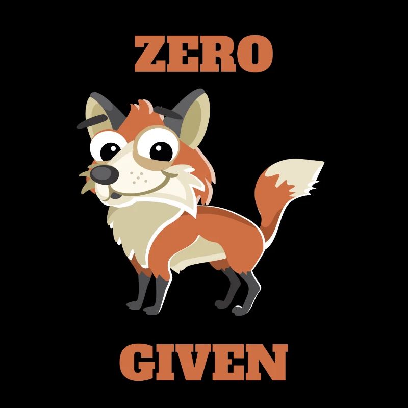 zero fox given - Funny fox / fucks pun