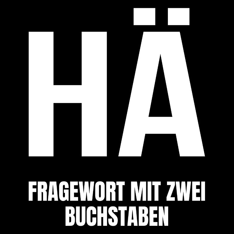 HÄ Fragewort mit zwei Buchstaben