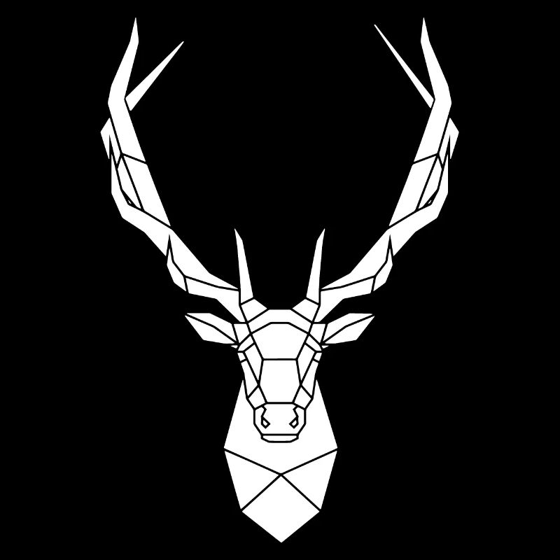 Poly Rotwild Hirsch Geweih