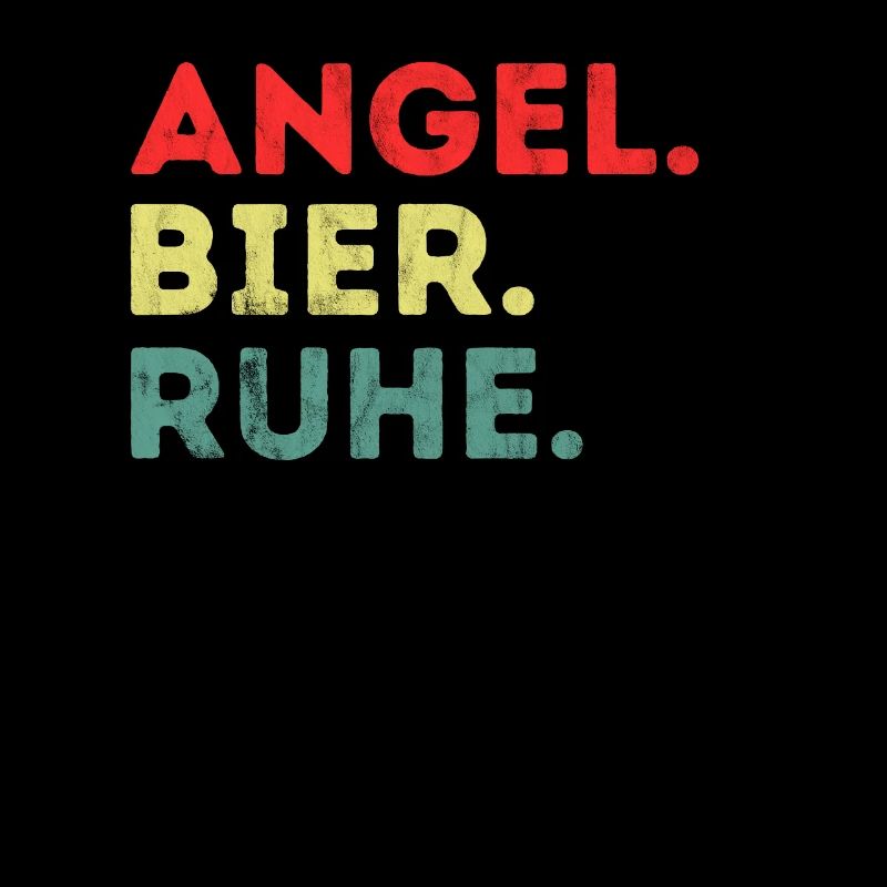 Angel Bier Ruhe | Angler Geschenk | Biertrinker