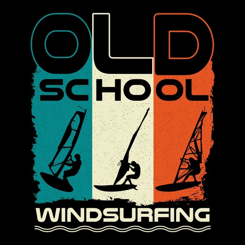 Old school windsurfing