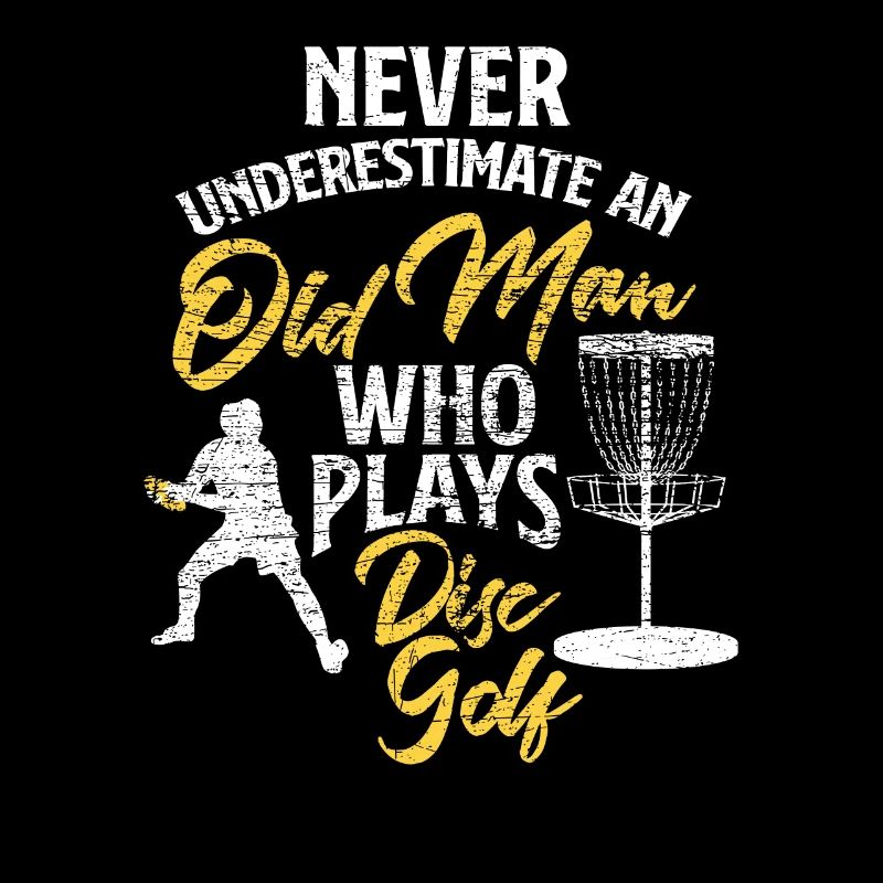 Discgolf Alter Mann