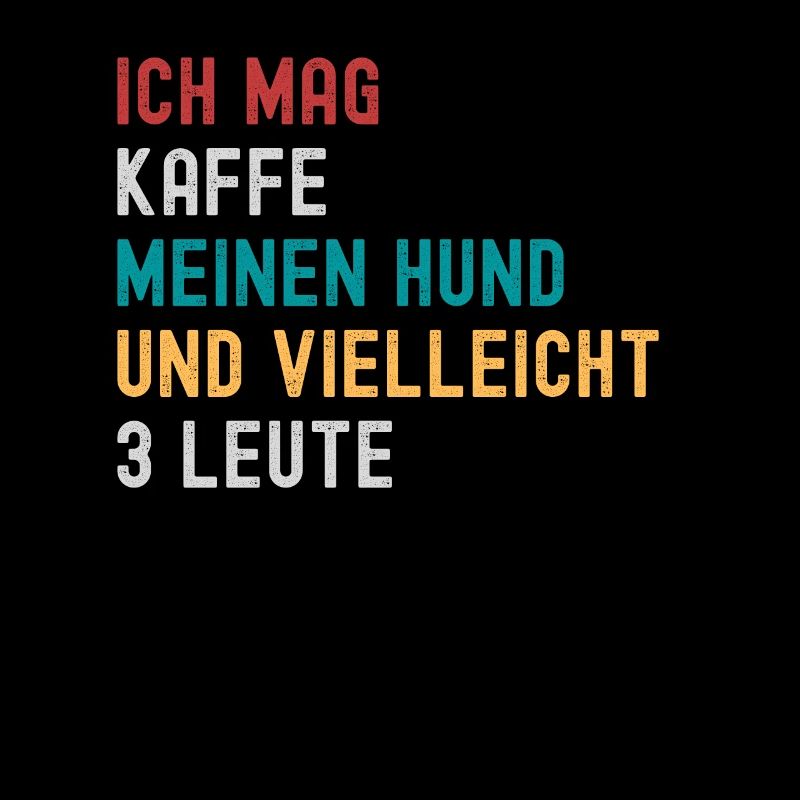 Kaffeetrinker und Hundebesitzer