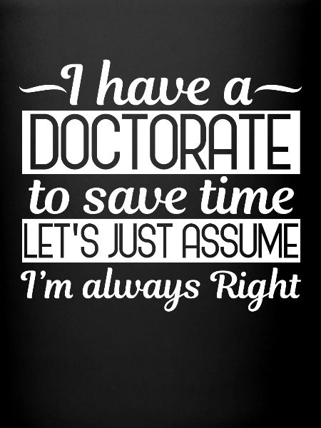 PhD student doctorate