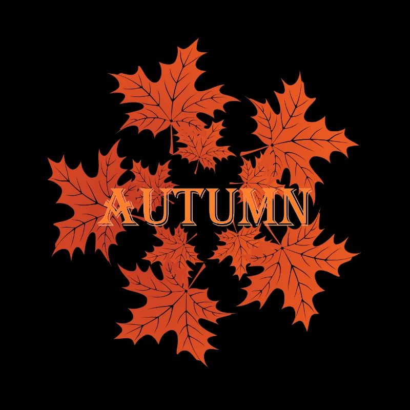 Automne mois, feuilles d’automne