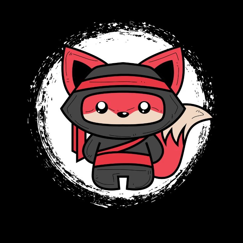 Ninja Fox Gift for Shinobi Foxes & Ninjas