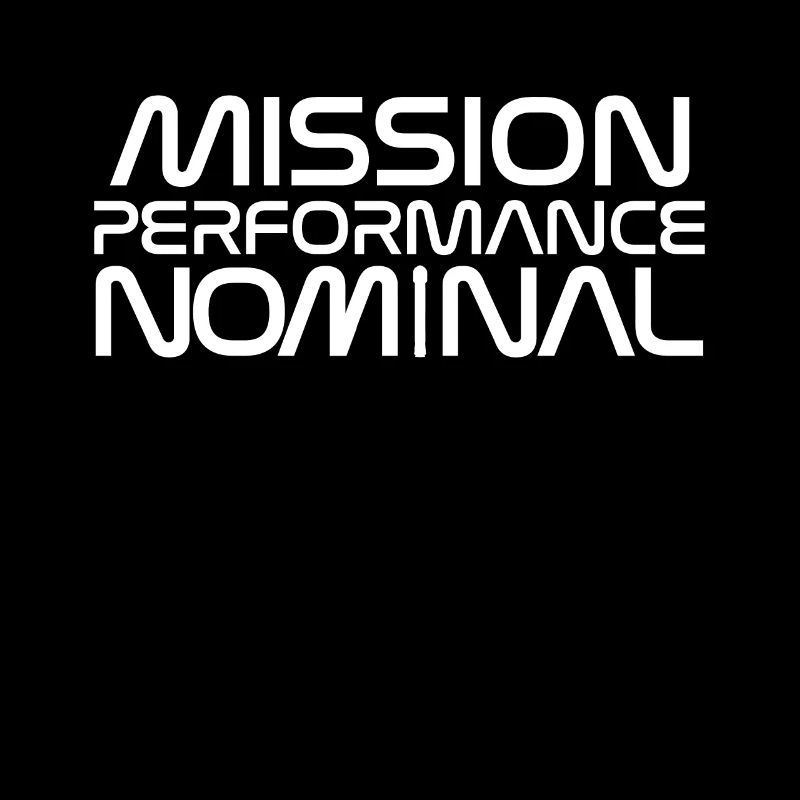 Space Shirts Aerospace Nominal Trajectory Rocket