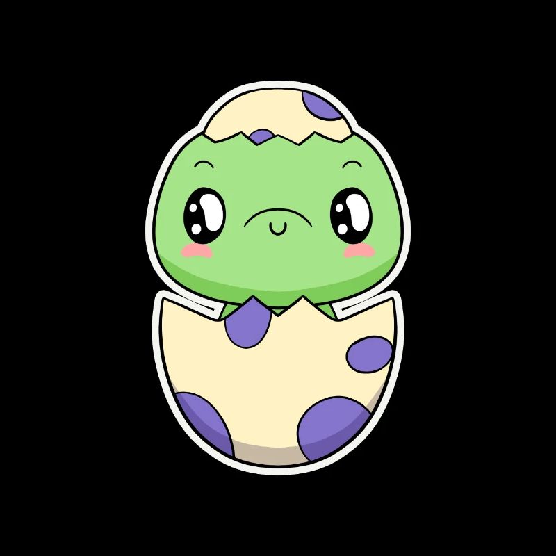 Small dinosaur from the egg