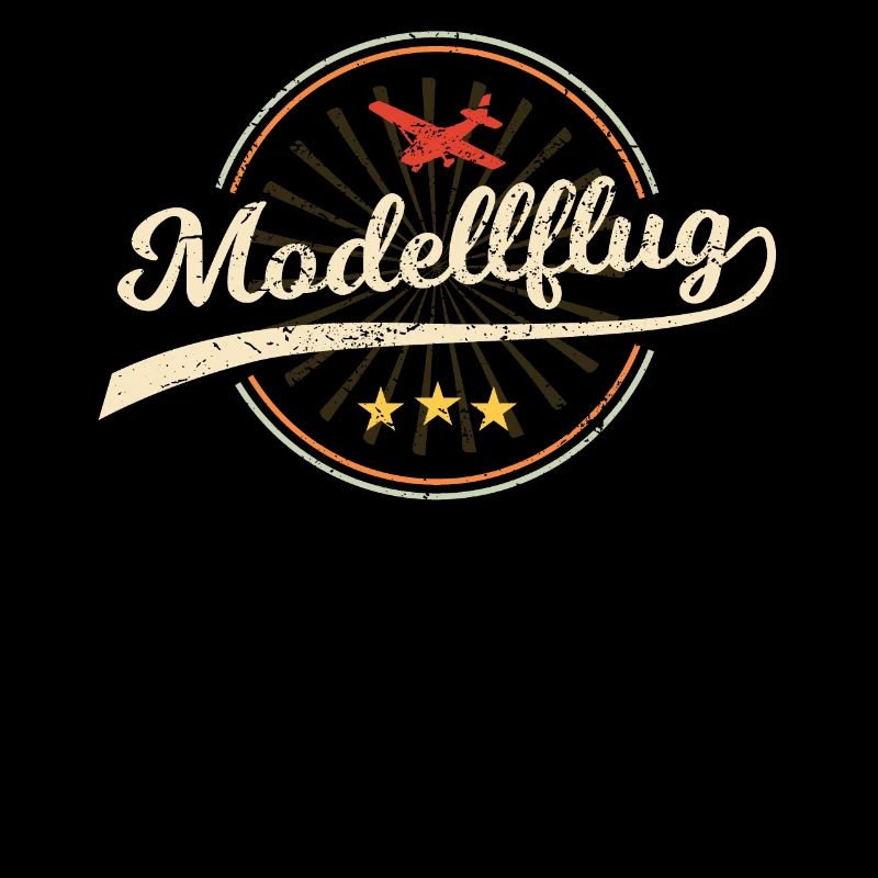 Modellflug Modellbauer Flugzeug Geschenk Retro