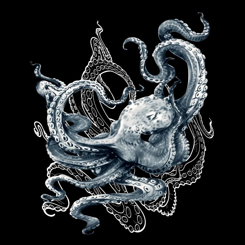 Octopus Realistic Blue Ocean Pieuvres