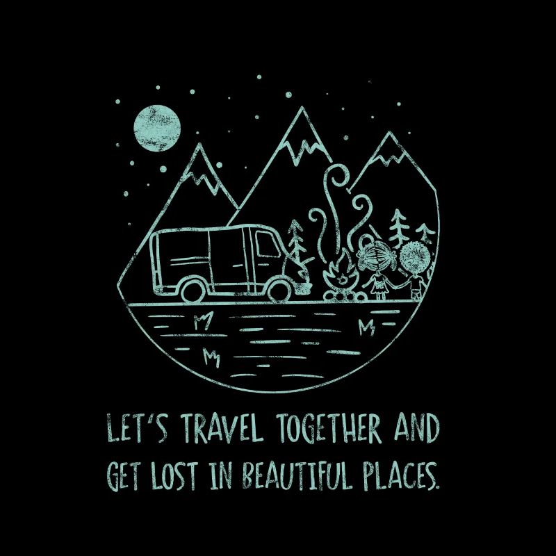 Let's travel Relationship Camping Panel Van