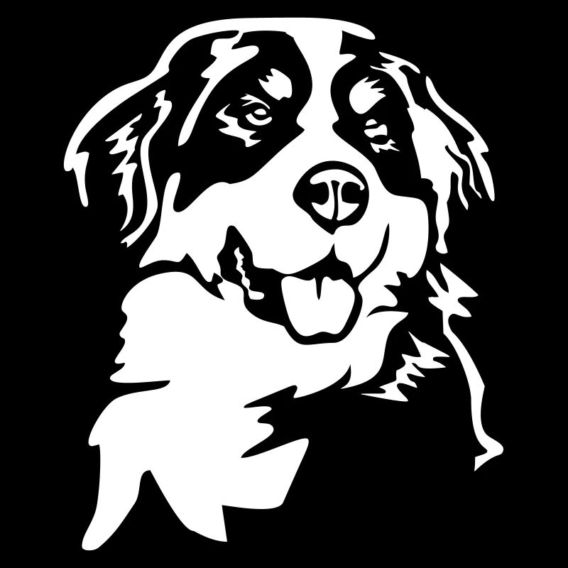 Berner Sennenhund Kopf "Black Edition"