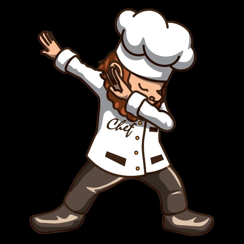 Dabbing chef cook lover