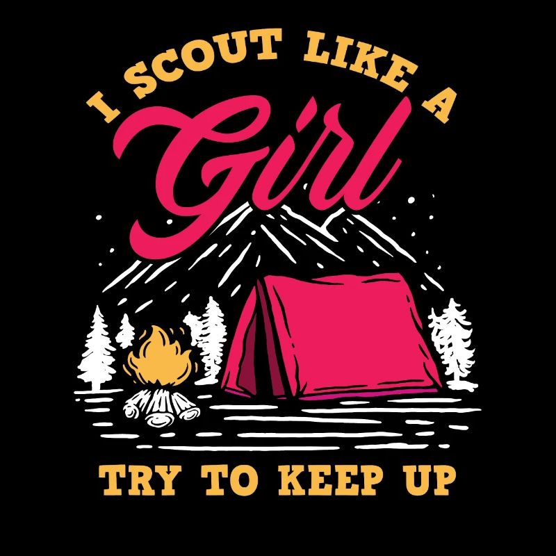 Scouts Tentes Feu de camp