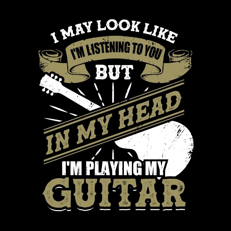 Drôle de guitariste de guitariste cadeau