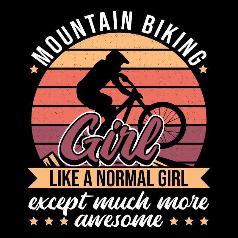Awesome Mountain Biking Girl